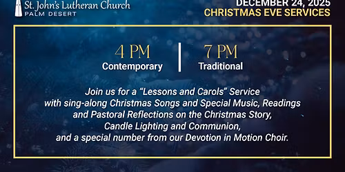 Christmas Eve Worship Services