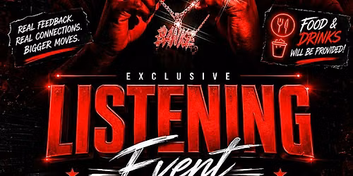 B.Bankz Presents: The Block Still Hot Listening Experience (40 Seats Only)