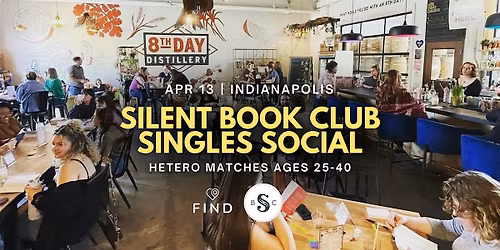 Silent Book Club Singles Social Ages 25-40 | Indianapolis