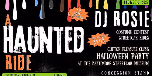 A Haunted Ride: Halloween Party at the Baltimore Streetcar 
