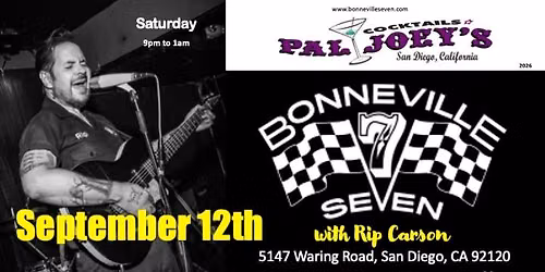 Bonneville 7 at Pal Joey's