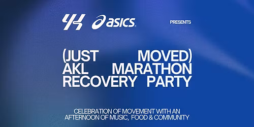 JUST MOVED | Auckland Marathon Afterparty \u2013 ASICS x YK MOVE