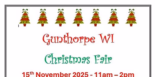 Gunthorpe WI Christmas Fair