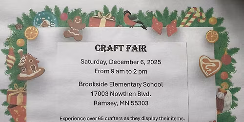 ANNUAL BROOKSIDE ELEMENTARY CRAFT FAIR