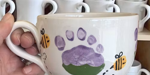 Baby Prints on Pottery: Bunny & Chick Feet