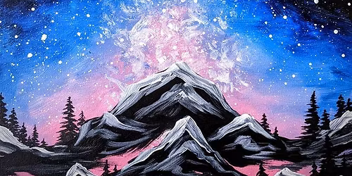 Paint and Sip: Bright Mountain Peak