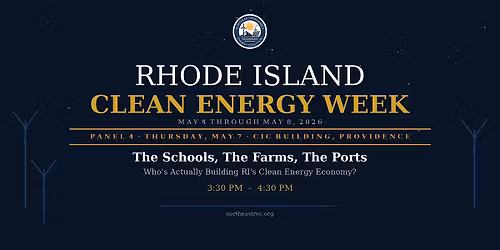 The Schools, Farms, And Ports Panel Discussion