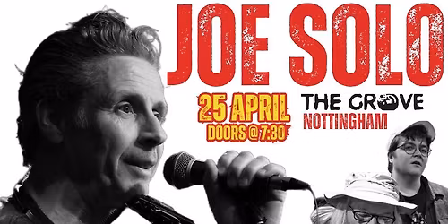 Joe Solo - Nottingham: Punk Rock Prepared Us For This tour