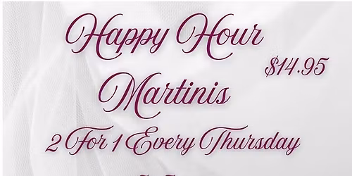 Thursdays 2 For 1 Martini @ Gusto Jax