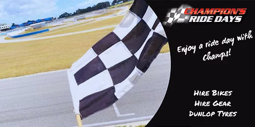 Motorcycle Ride Day at Wanneroo Raceway ** Public Holiday**