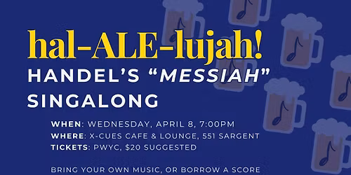 hal-ALE-lujah: SINGALONG MESSIAH