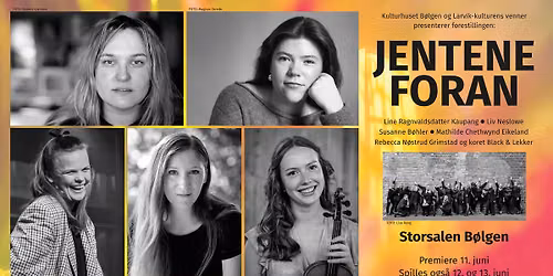 Jentene foran \u2022 B\u00f8lgen
