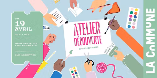 \ud83c\udfa8Atelier d\u00e9couverte - Cyanotype