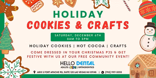 Holiday Cookies & Crafts - Hello Dental & Orthodontics Christmas Party