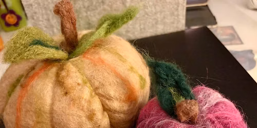 Wet Felted Pumpkins
