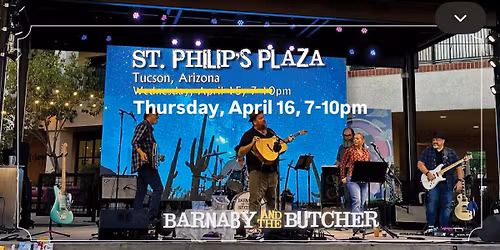 Barnaby and the Butcher, St. Philip's Plaza