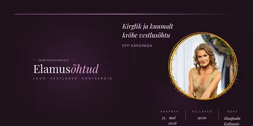 Kirglik ja kuumalt kr\u00f5be vestlus\u00f5htu