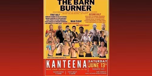 The Barn Burner: Live boxing at Kanteena