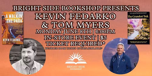 An Evening with Kevin Fedarko & Tom Myers