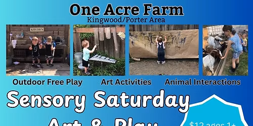 Sensory Saturday Art & Play