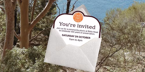 A picnic at Balls Head: celebrating 100 years