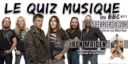 Le QUIZZ MUSIQUE \ud83c\udfb5 sp\u00e9cial "IRON MAIDEN"