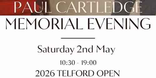 Paul Cartledge Memorial Evening