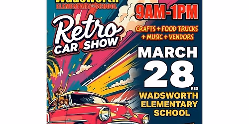 Retro Car Show PTO Fundraiser 