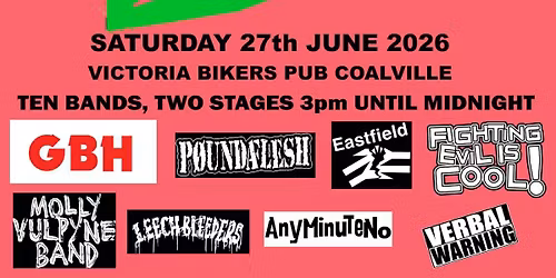 Never Mind the Festival with GBH