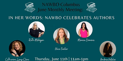 June Monthly Meeting- In Her Words: NAWBO Celebrates Authors