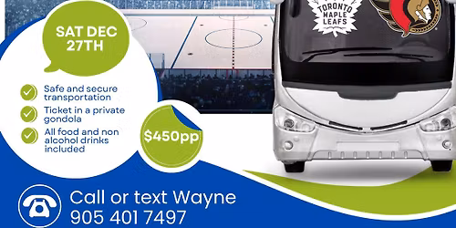 Leafs vs Senators Bus Trip