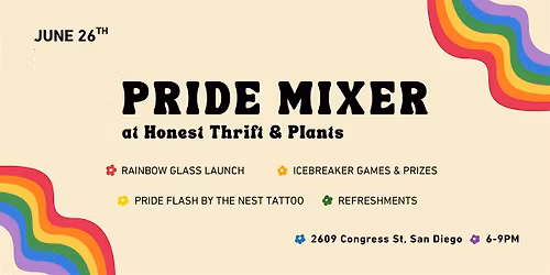 Pride Mixer at Honest Thrift & Plants