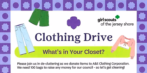 GSJS Clothing Drive 2026 Drop Off