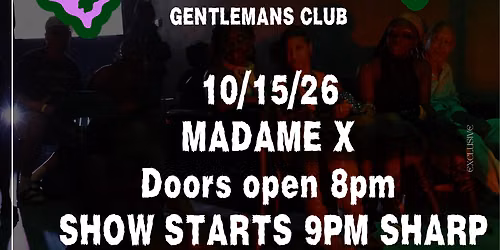 BLACKOUT : A Spooky Pop Up Queer Gentlemans Club
