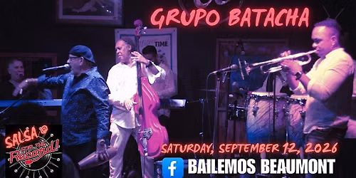 Salsa @ For The Record - Grupo Batacha - Saturday, September 12, 2026