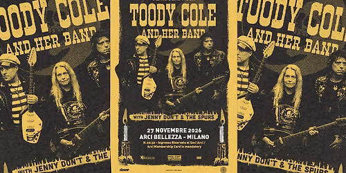 Toody Cole Plays Dead Moon | Milano, Arci Bellezza