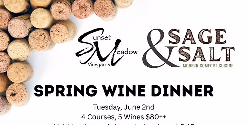 Spring Wine Dinner