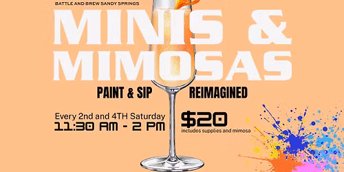 Minis & Mimosas Brunch Paint & Sip