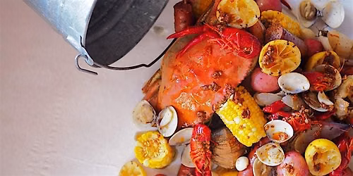 Campbell's Crab Boil on the Brick Terrace