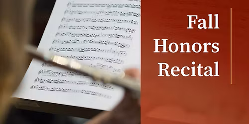 Fall Honors Recital