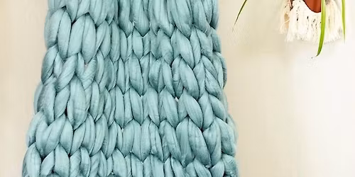 Arm Knitted Blanket