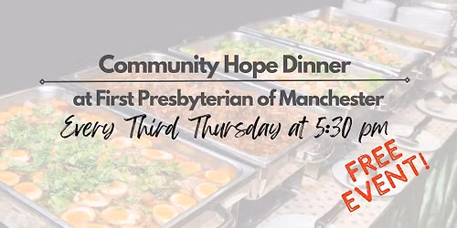 Hope Dinner: Free Community Meal at FPC