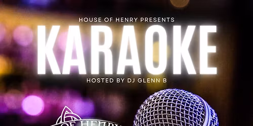 Karaoke Night at HOH with DJ Glenn B.