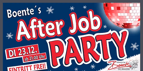After-Job-Party bei Boente