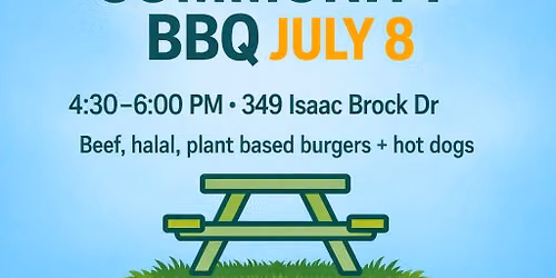 Free Community BBQ \u2013 July 8