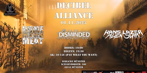 DECIBEL ALLIANCE \u2013 01.11.2025, M\u00fcnster (Baracke)