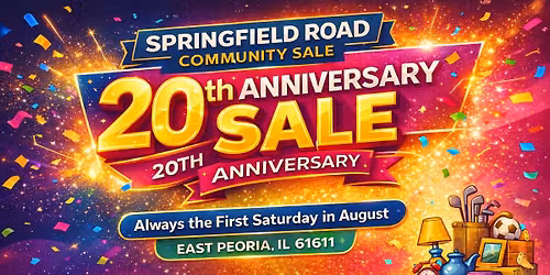 20th Anniversary Springfield Road Community Sale