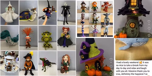 Needle felting weekend retreat. 2 places left 