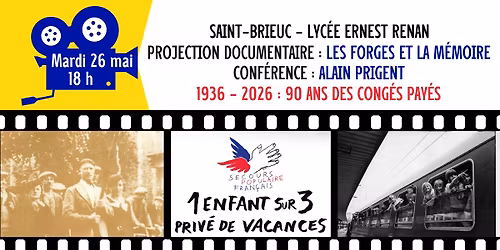Conf\u00e9rence et projection autour des 90 ans des cong\u00e9s pay\u00e9s