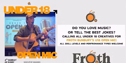 UNDER 18's OPEN MIC 